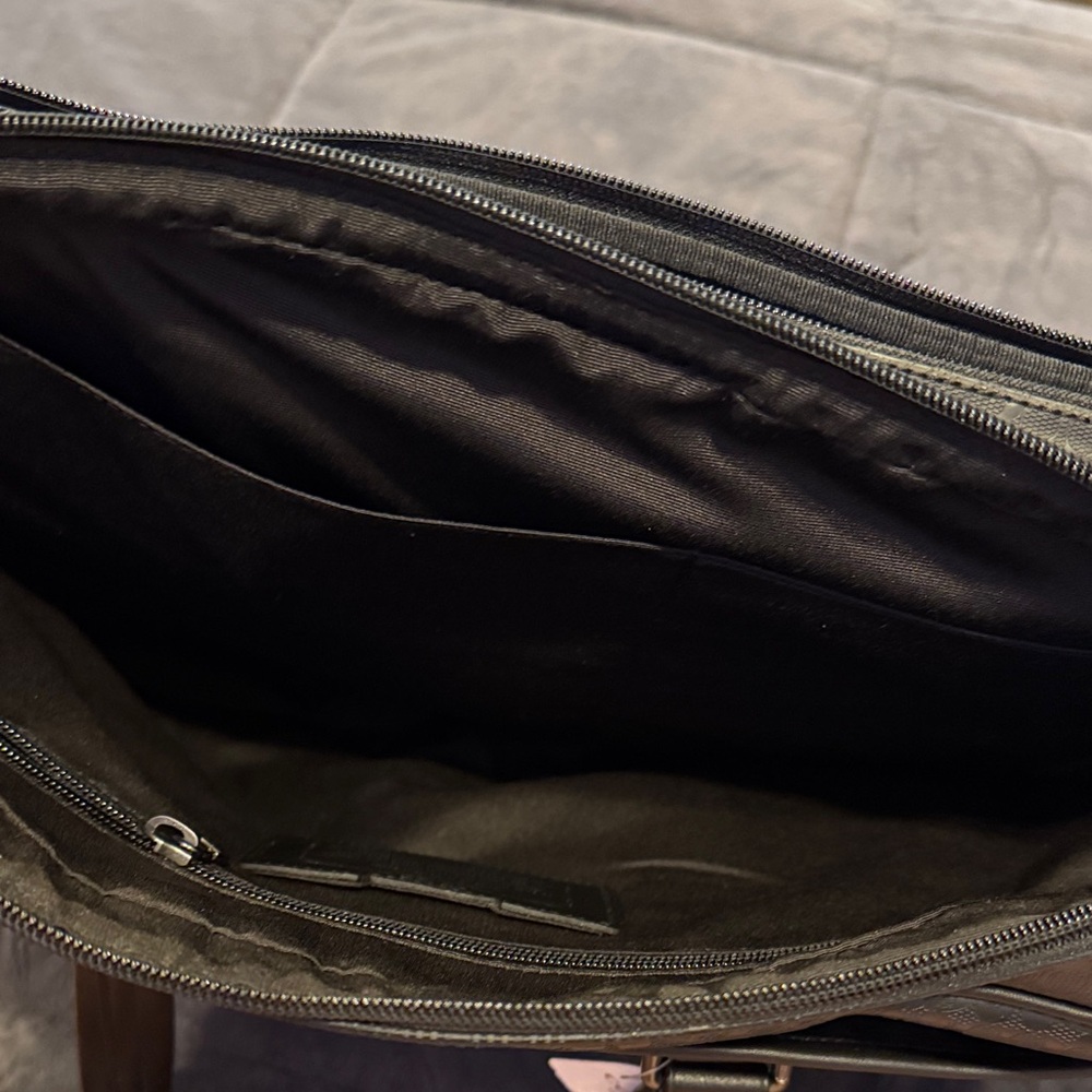 Coach Black Patterned Men's Briefcase - Picture 10 of 16